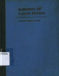 Image of ELEMENTS OF CLOUD PHYSICS