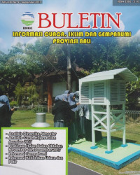 Image of BULETIN INFORMASI CUACA, IKLIM DAN GEMPABUMI PROVINSI BALI TAHUN XI NO.9 SEPTEMBER 2017