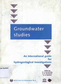 Image of GROUNDWATER STUDIES