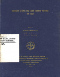 Image of Hubungan antara suhu tanah terhadap produksi ubi jalar