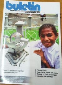 Image of Buletin Meteorologi Klimatologi dan Geofisika Balai Besar Wilayah V Jayapura Edisi Maret 2016