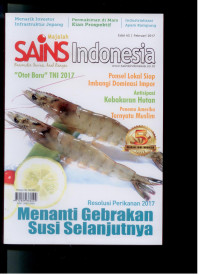 Image of MAJALAH SAINS INDONESIA EDISI 62 FEBRUARI 2017