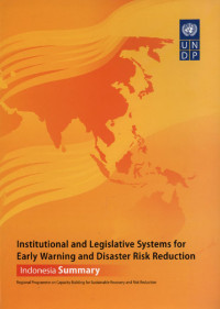 Image of Institutionaland Legislative Systems for Early Warning and Disaster Risk Reduction