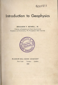 Image of Introduction To Geophysics