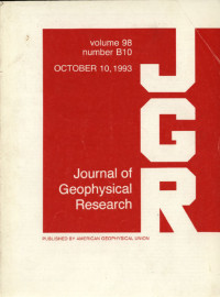 Image of JGR (Journal of Geophysical Research) Volume 98, Number B10, October, 1993