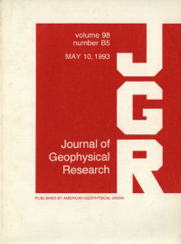 Image of JGR (Journal of Geophysical Research) Volume 98, Number B5 May 10, 1993