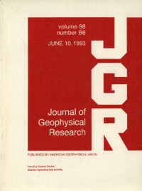 Image of JGR (Journal of Geophysical Research) Volume 98, Number B6, June 10, 1993