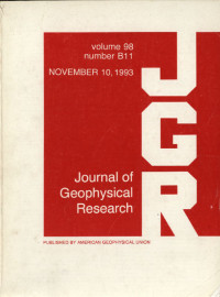 Image of JGR (Journal of Geophysical Research) volume 98, number B11, November 10, 1993