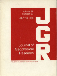 Image of JGR (Journal of the Geophysical Research) volume 98, number B7, July 10, 1993