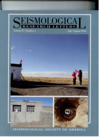 Image of Jurnal Seismological volume 87,number 4 july/August 2016