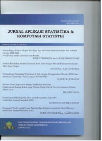 Image of Jurnal aplikasi statistika&komputasi statistik tahun6 vol.1 juni 2014