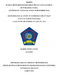Image of JURNAL ANALISIS PENGARUH SERUAK DINGIN DAN MJO DALAM KEJADIAN HUJAN SANGAT LEBAT DI SUMATERA UTARA
(STUDI KASUS TANGGAL 16 DAN 18 DESEMBER 2014)