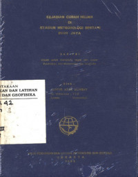 Image of Kejadian curah hujan di stasiun meteorologi sentani irian jaya