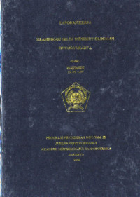 Image of Klasifikasi Iklim Menurut Oldeman Di Yogyakarta