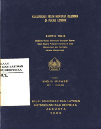 Image of Klasifikasi Iklim Menurut Oldeman di Pulau Lombok
