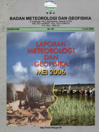 Image of Laporan Meteorologi dan Geofisika Mei 2006