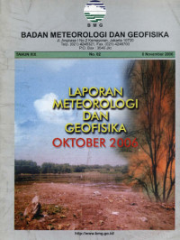 Image of Laporan Meteorologi dan Geofisika Oktober 2006