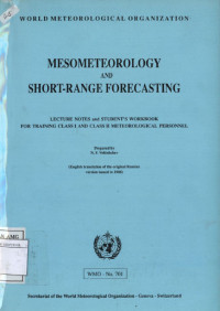 Image of Mesometeorology and Short-Range Forecasting
