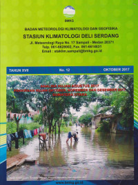 Image of ANALISA HUJAN AGUSTUS 2017 & PRAKIRAAN HUJAN TAHUN XVII NO.12 OKTOBER 2017