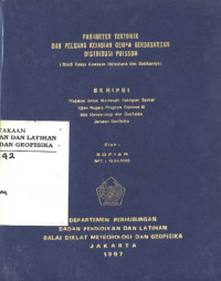 Image of Parameter Tektonik Dan Peluang Kejadian Gempa Berdasarkan Distribusi Poisson