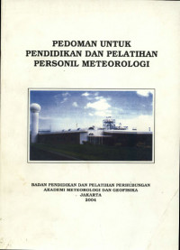 Image of Pedoman Untuk Pendidikan dan Pelatihan Personil Meteorologi