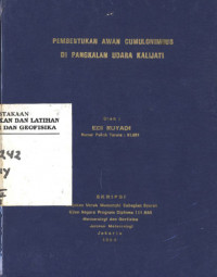 Image of Pembentukan Awan Cumulonimbus di Pangkalan Udara Kalijati