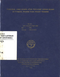 Image of Pengaruh Arus Udara Atas terhadap Curah Hujan di Pangkal Pinang pada Musim Transisi