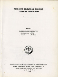 Image of Pengaruh bendungan saguling terhadap gempa bumi