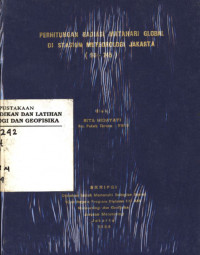 Image of Perhitungan Radiasi Matahari Global di Stasiun Meteorologi Jakarta (96 - 745)