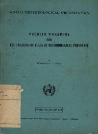 Image of Problem workbook for The Training of Class III Meteorological Personnel