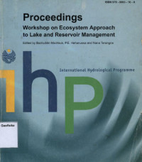 Image of Proceedings Workshop on Ecosystem Approach to lake and Reservoir Management