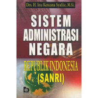 Image of Sistem Administrasi Negara RI