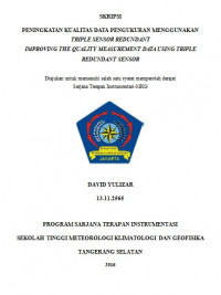 Image of PENINGKATAN KUALITAS DATA PENGUKURAN MENGGUNAKAN TRIPLE SENSOR REDUNDANT