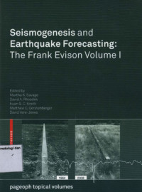 Image of Seismogenesis and Earthquake Forecasting (Vol 1)