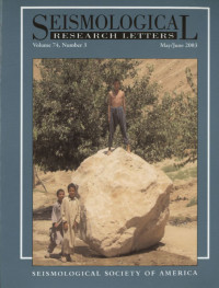 Image of Seismological Research Letters Volume 74, Number 3
