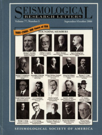 Image of Seismological Research Letters Volume 77 Number 5