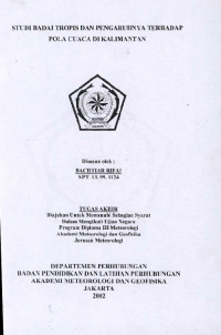 Image of Studi Badai Tropis dan Pengaruhnya Terhadap Pola Cuaca Di Kalimantan