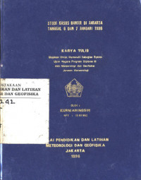 Image of Studi Kasus Banjir di Jakarta Tanggal 6 dan 7 Januari 1996