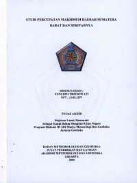 Image of Studi Percepatan Maksimum Daerah Sumatera Barat dan Sekitarnya