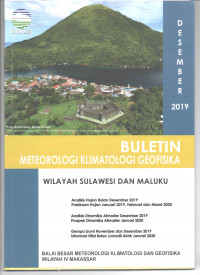 Image of BULETIN METEOROLOGI KLIMATOLOGI GEOFISIKA WILAYAH SULAWESI DAN MALUKU DESEMBER 2019