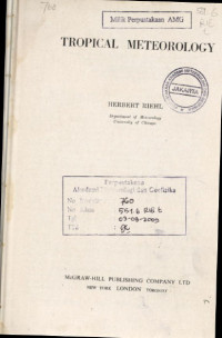 Image of The Practical Aspect Of Tropical Meteorology