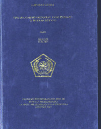 Image of Tinjauan Musim Kemarau Yang Panjang di Daerah Kupang
