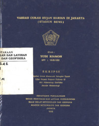 Image of Variasi Curah Hujan Harian Di Jakarta (Stasiun 96745)