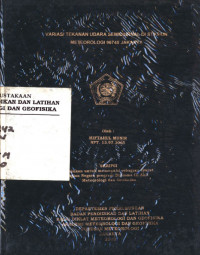 Image of Variasi Tekanan Udara Semidurnal di Stasiun Meteorologi 96745 Jakarta