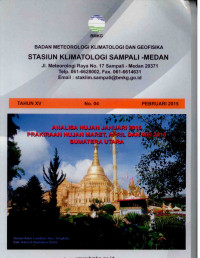 Image of Analisa hujan januari 2015 prakiraan hujan maret, april, dan mei 2015 sumatera utara