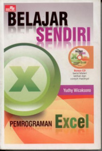 Image of belajar sendiri pemrograman excel