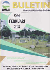 Image of BULETIN METEOROLOGI, KLIMATOLOGI DAN GEOFISIKA FEBRUARI 2018