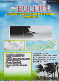Image of BULETIN INFORMASI CUACA, IKLIM DAN GEMPABUMI PROVINSI BALI TAHUN XII NO 6 JUNI 2018