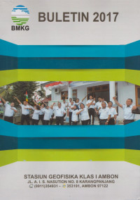 Image of BULETIN STASIUN GEOFISIKA AMBON 2017