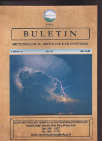 Image of BULETIN METEOROLOGI KLIMATOLOGI DAN GEOFISIKA TAHUN VI NO.05 MEI 2018